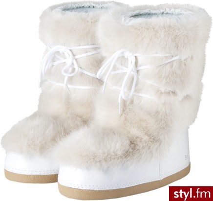 Barts buty Fur Boots - futrzaki białe - Pozostałe Buty Moda