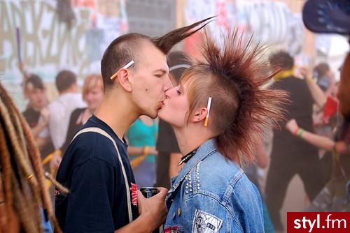 Punk Rock Alternatywne Średnie Fryzury
