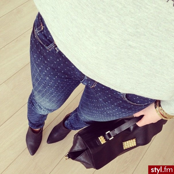 Jeansy Spodnie Moda