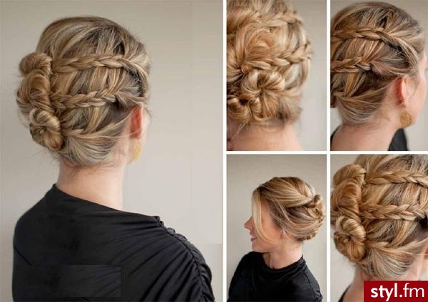 Upięcie Proste Na co dzień Średnie Fryzury
