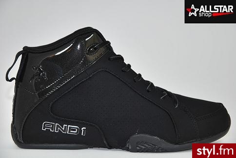 AND1 buty ASSAULT D1026 MBB Sportowe Czarny - Sportowe Buty Moda
