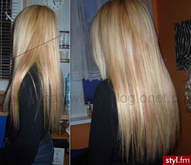 Blond Rozpuszczone Proste Na co dzień Długie Fryzury