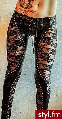 Leginsy Spodnie Moda