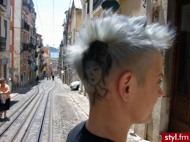 Blond Punk Rock Alternatywne Krótkie Fryzury
