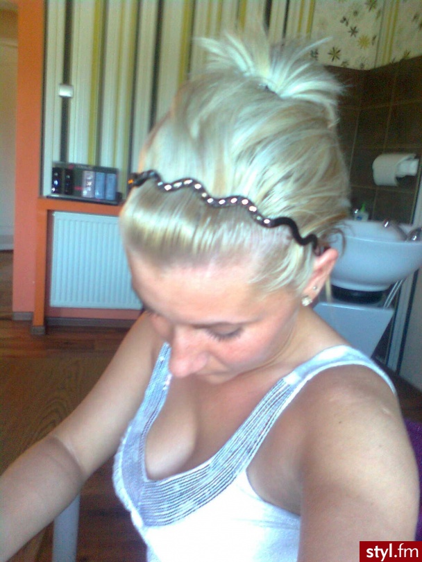 Blond Upięcie Proste Na co dzień Średnie Fryzury