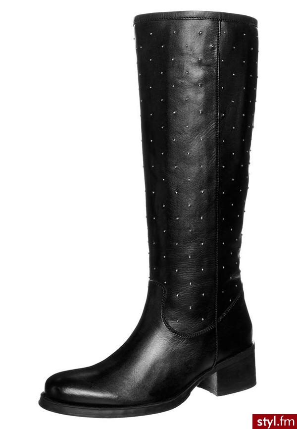 Andrea Conti Kozaki czarny 1416401 - Kozaki Buty Moda