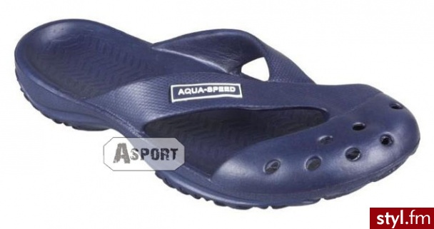 Klapki VIGO JR granat Aqua-Speed - Klapki Buty Moda