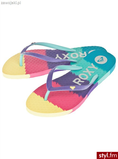 ROXY Japonki Klapnki MULTI Basen Plaża PGP - Klapki Buty Moda