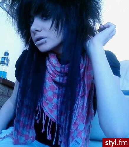 EMO Alternatywne Średnie Fryzury