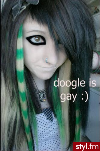 EMO Alternatywne Średnie Fryzury
