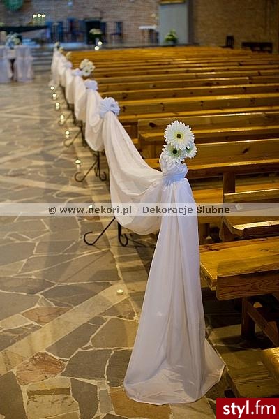 Dekoracje ślubne Ślub Moda