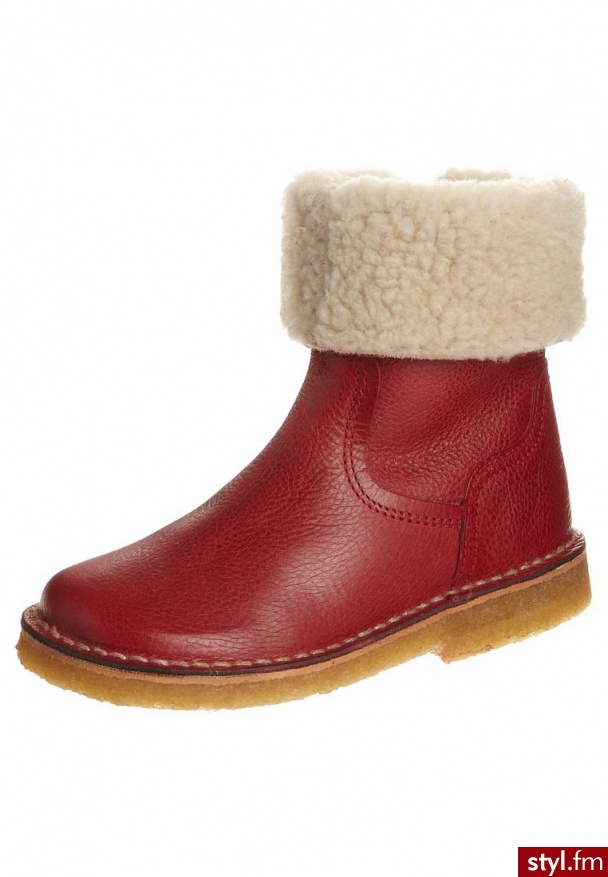 Pinocchio Botki i Ankle Boots czerwony Zimowe - Botki Buty Moda