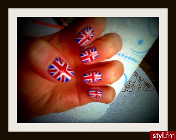 British flag - Paznokcie