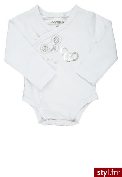 Noppies HUG ME Body biały (34404) - Body Bielizna Moda