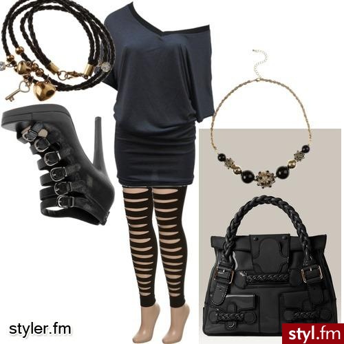 Czarno imprezowo - Styler