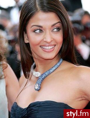 Aishwarya Rai - Brązowe Rozpuszczone Proste Na co dzień Średnie Fryzury