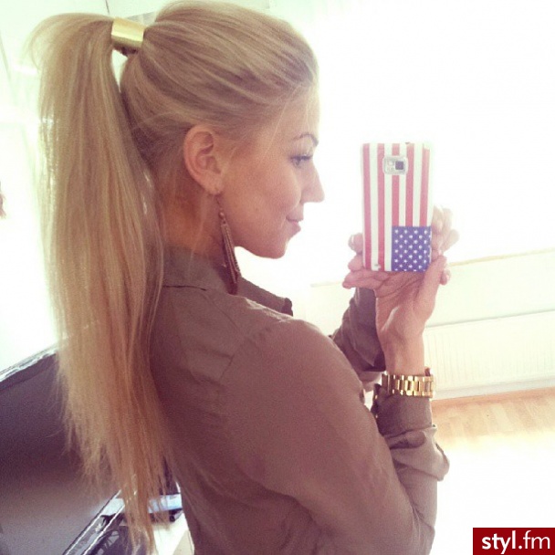 Blond Upięcie Proste Na co dzień Długie Fryzury