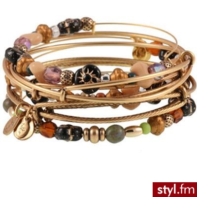 Alex and Ani Art Nouveau Limited Edition Bangle Set - Polyvore. Pobrano ze strony: http://www.polyvore.com/alex_ani_art_nouveau_limited/thing?id=19867743 - Pozostałe Dodatki Moda