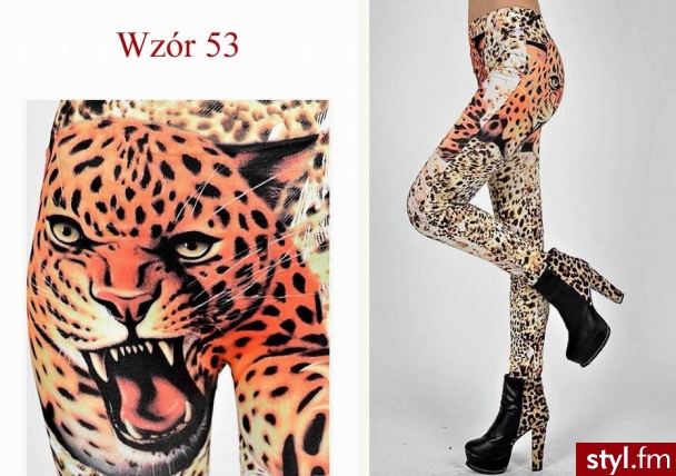 Leginsy Spodnie Moda