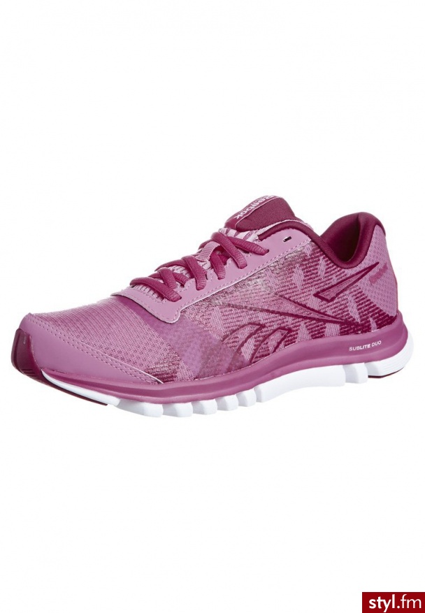 Reebok SUBLITE DUO CHASE Obuwie do biegania Amortyzacja różowy (V46995) - Sportowe Buty Moda