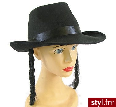 GoDan Kapelusz z pejsami GDN-H-21869 - Nakrycia głowy Dodatki Moda