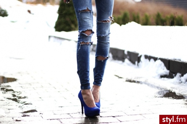 Jeansy Spodnie Moda