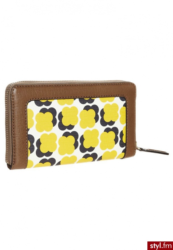 Orla Kiely Portfel żółty - Portfele i etui Dodatki Moda