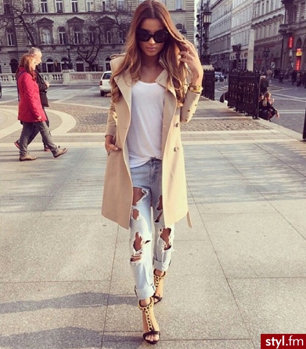 Jeansy Spodnie Moda