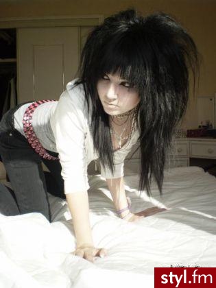 EMO Alternatywne Średnie Fryzury