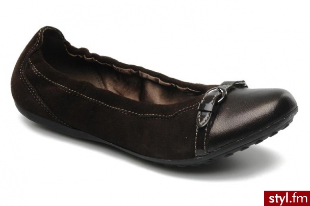 Geox BALERINKI D PIUMABAL C BY GEOX (Brązowy) - Balerinki Buty Moda