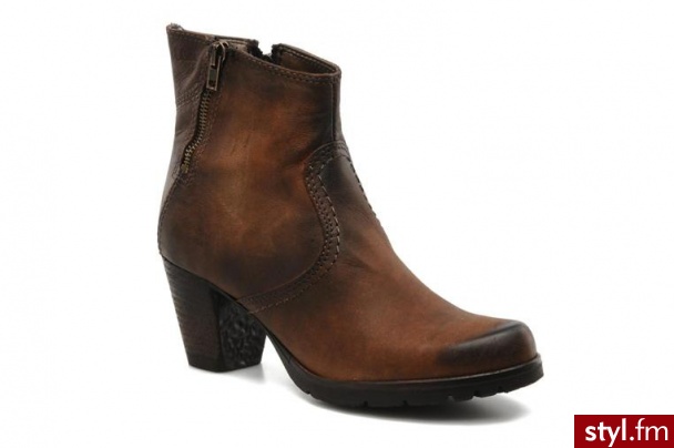S.Oliver PÓŁBUTY I BOTKI CLEMENTIA BY S.OLIVER (Brązowy) - Botki Buty Moda