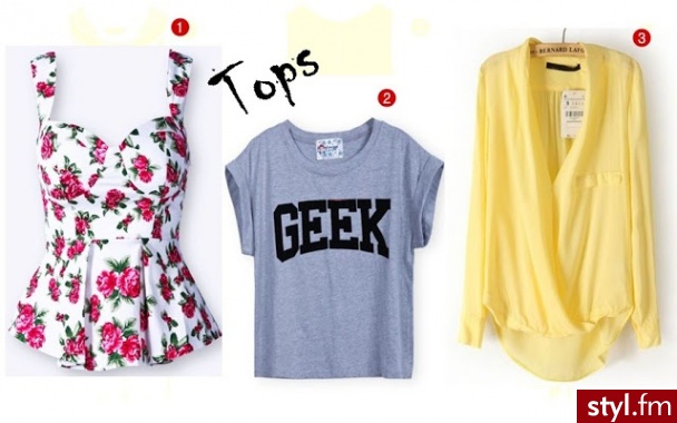 Bluzki Ciuchy Moda