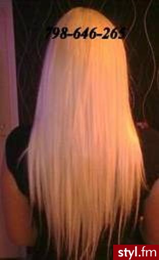 Blond Rozpuszczone Proste Na co dzień Długie Fryzury