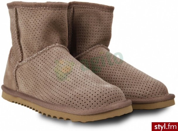 UKALA BY E Kozaki lola mini taupe beżowe 712279 - Kozaki Buty Moda