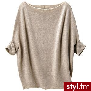 DI Cashmere Dolman Sleeve Sweater  - UNIQLO UK Online fashio... - Polyvore. Pobrano ze strony: http://www.polyvore.com/di_cashmere_dolman_sleeve_sweater/thing?id=23258356 - Pozostałe Ciuchy Moda