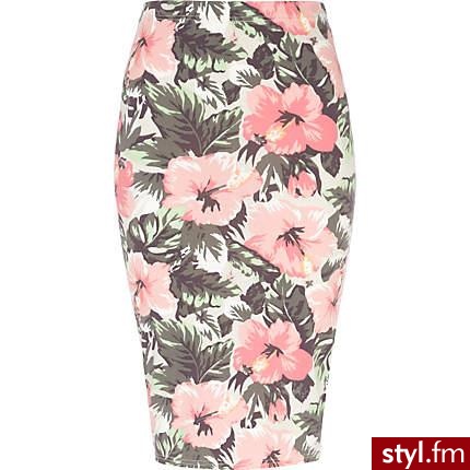 Średnie Spódnice Moda
