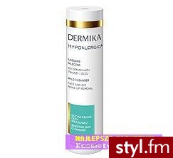 DERMIKA HYPOALERGICA ŁAGODNE mlECzKO DO DEMAKIJAŻU TWARzY I OCzU 200 ml - Emu Buty Moda