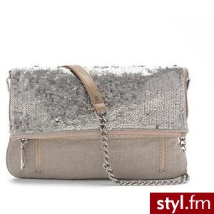 Rebecca Minkoff Waxed Canvas Date Clutch w/ Sequins | Rebecc... - Polyvore. Pobrano ze strony: http://www.polyvore.com/cgi/thing?id=29879114 - Pozostałe Torebki Moda