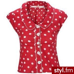 Polka Dot Blouse - Pozostałe Ciuchy Moda