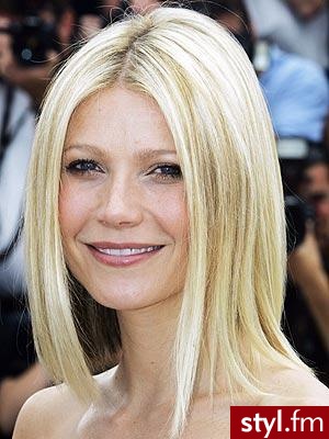 Gwyneth Paltrow - Średnie Fryzury