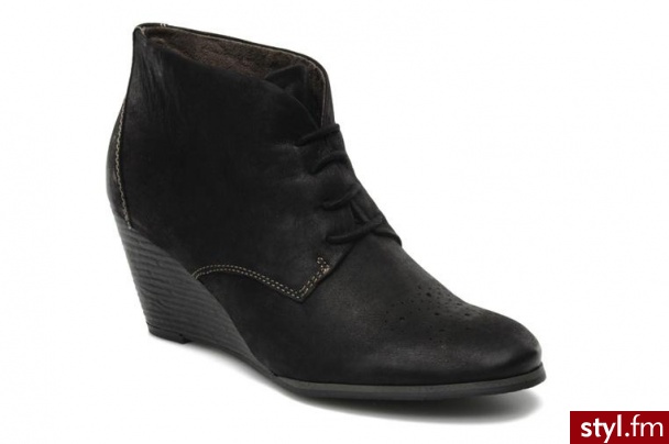 S.Oliver PÓŁBUTY I BOTKI ADELAIS BY S.OLIVER (Czarny) - Botki Buty Moda