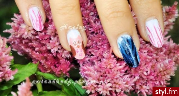 owl nails - Migdałki Naturalne Paznokcie