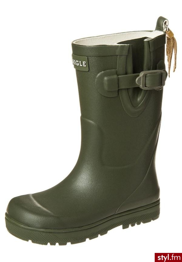 Aigle Kalosze oliwka 24337 - Kalosze Buty Moda