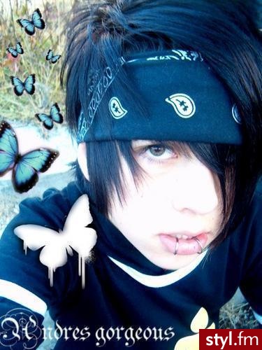 EMO Alternatywne Średnie Fryzury
