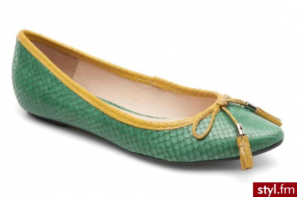 Studio TMLS BALERINKI SAARA BY STUDIO TMLS (zielony) - Balerinki Buty Moda