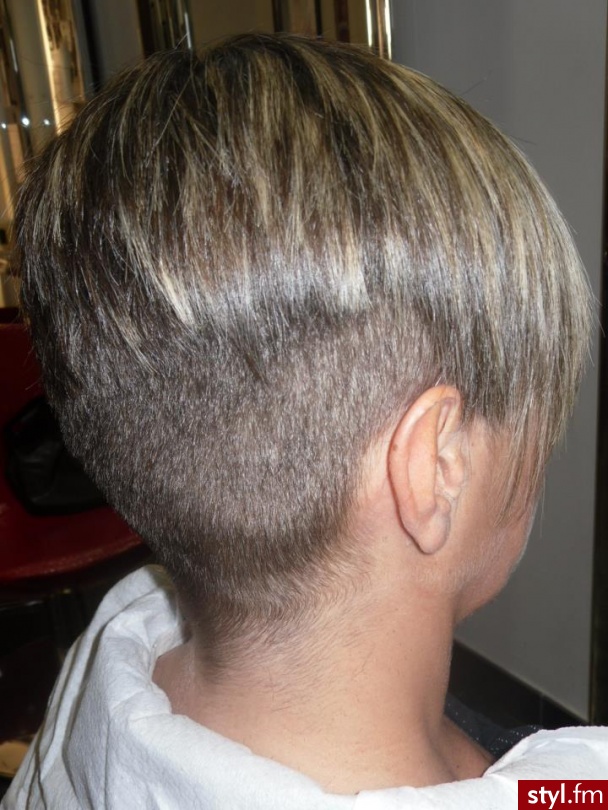 Blond Rozpuszczone Proste Na co dzień Krótkie Fryzury