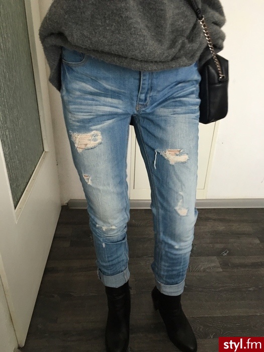 Jeansy Spodnie Moda