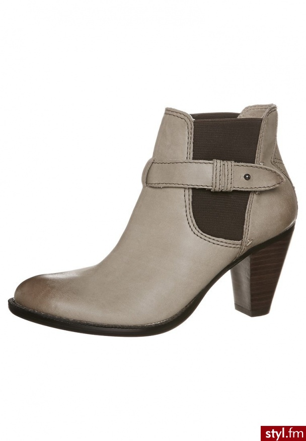 René Derhy EDELLE Botki na obcasie beżowy (74134) - Botki Buty Moda