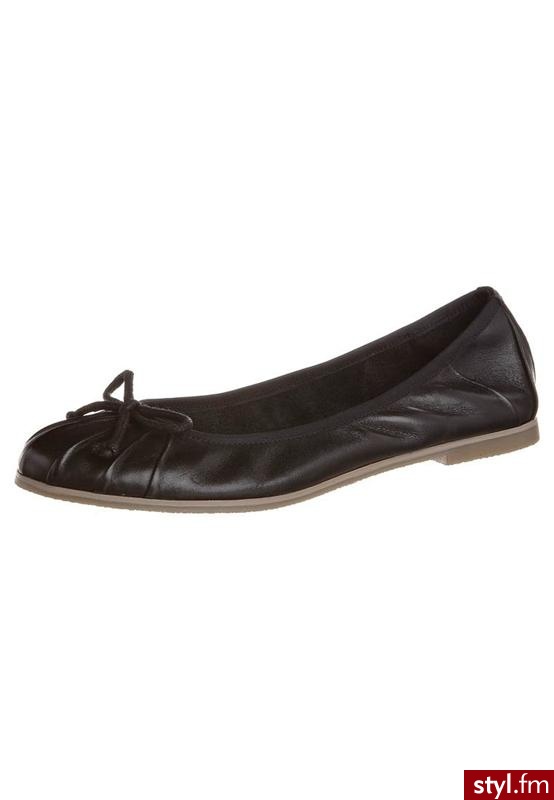 Zign Baleriny klasyczne czarny - Balerinki Buty Moda