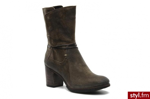 Khrio PÓŁBUTY I BOTKI EULALIA BY KHRIO (Szary) - Botki Buty Moda